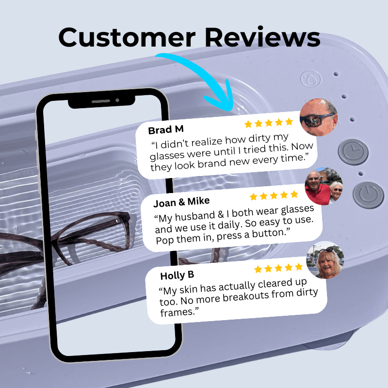 WhistleClean Glasses Cleaner